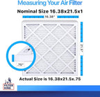 Filter King 16.38x21.5x1 Air Filter | 6-PACK | MERV 8 HVAC Pleated A/C Furnace - Image 2