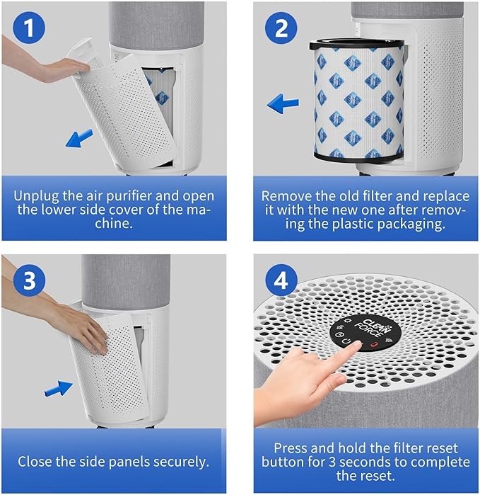 Genuine CleanForce AllerSync MaxPure H13 True HEPA Sanitized Air Filter - Image 7