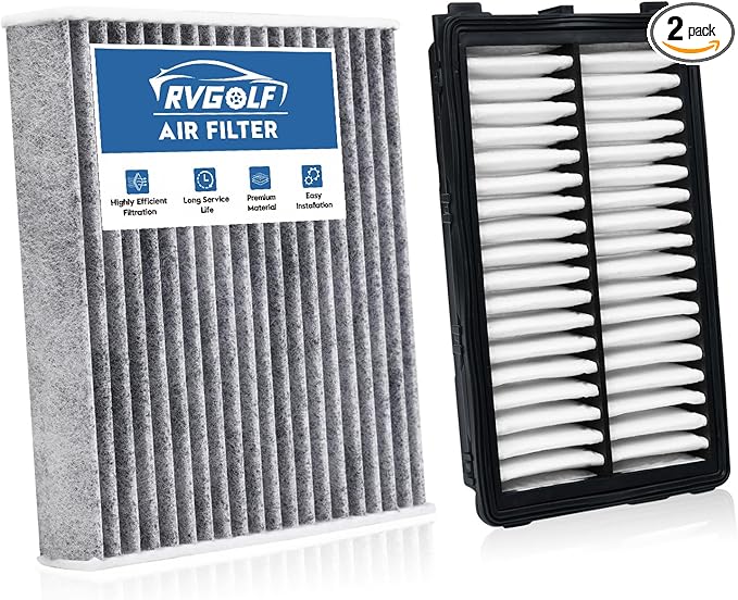 Engine+Cabin Air Filters Set Fit 22-26 Tucson, 21-26 Santa Fe, 20-26 Sonata by RVgolf