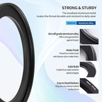 49-67mm Step-Up Ring Adapter, 49mm to 67mm Step Up Filter Ring - Image 5