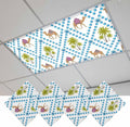 4 Pack Fluorescent Light Cover, Camels Palm Trees Light Covers by Unknown