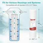 SimPure 5 Micron 10" x 2.5" String Wound Whole House Water Filter Cartridge - Image 5