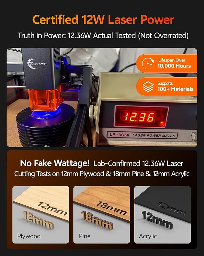 Laser Engraver 12W Laser Engraving Machine - Image 6