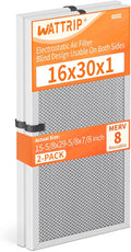 2-Pack 16x30x1 MERV 8 Reusable & Washable Electrostatic Air Filters by BreatheSmartLiveClean