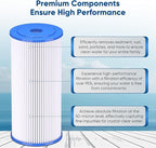 PUREPLUS 50 Micron 10" x 4.5" Extra Coarse Pleated Sediment Filter - Image 6