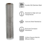 PATIKIL 40" L x 16" W Woven Wire Mesh, 8 Mesh 304 Stainless Steel Air Vent - Image 3