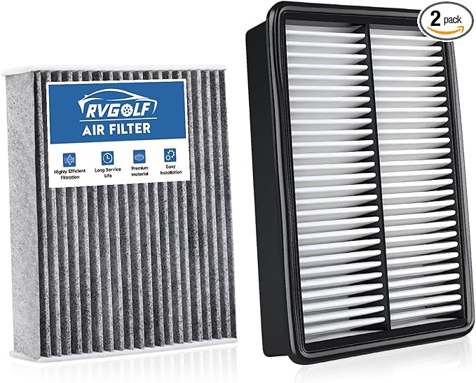 Engine+Cabin Air Filters Fit for 2016-2018 Kia Sorento L4 2.0L, 2016-2020 by RVgolf
