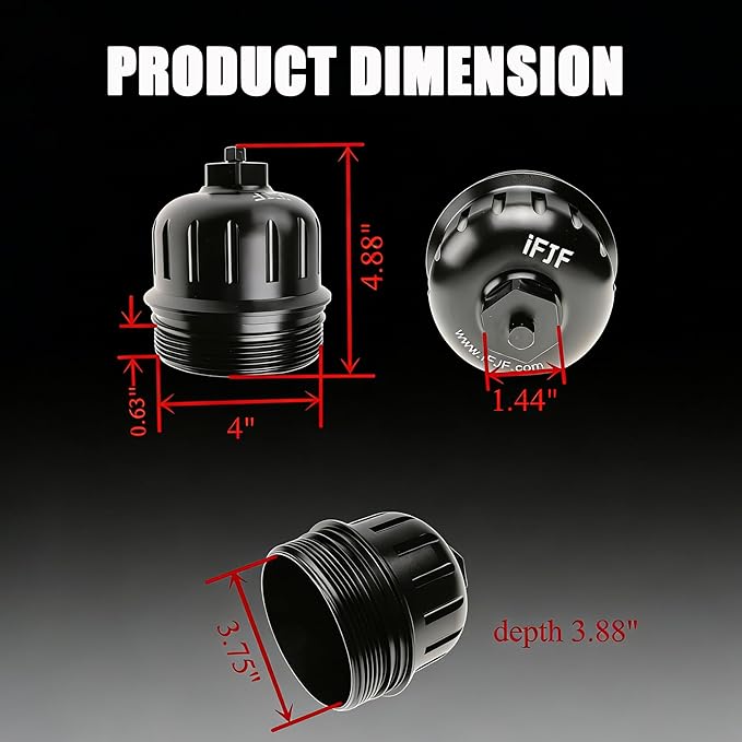 iFJF 134001 Fuel Filter Housing Cap Replacement - Image 3