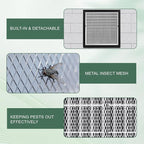 2-Pack 12"x12"Aluminum Gable Vent - Image 4