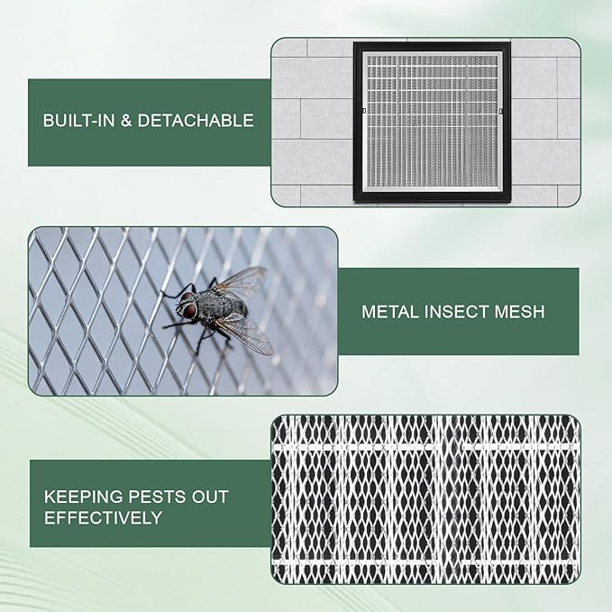2-Pack 14"x14" Gable Vent - Image 4