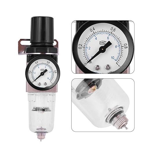 Air Compressor Filter Regulator Combo, AW2000 02 Water Oil Separator - Image 3