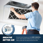 BNX TruFilter 18x18x1 MERV 12 Odor Defense AC Furnace Air Filter - Image 7