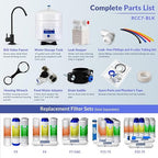 iSpring RCC7-BLK, NSF/ANSI 58 Certified, 5-Stage Reverse Osmosis System - Image 5