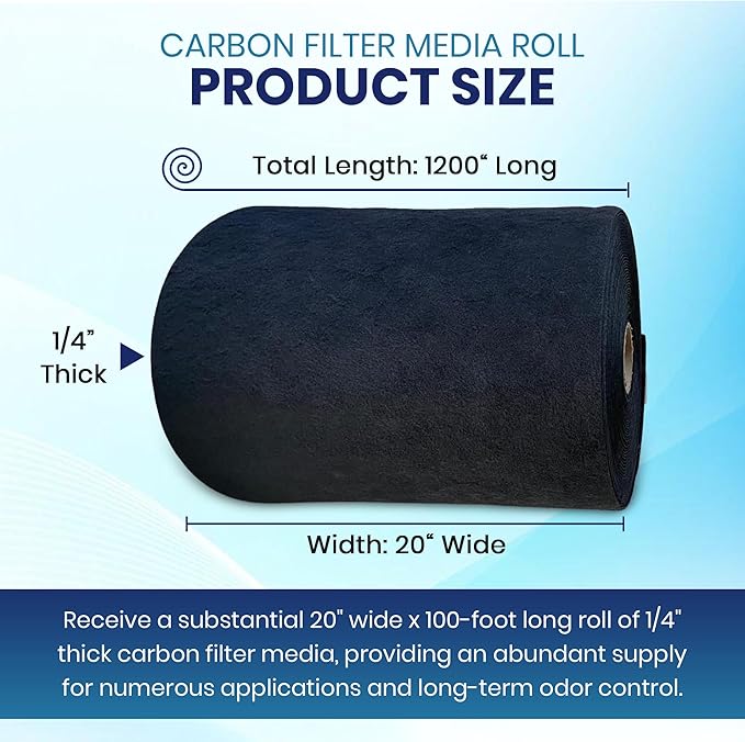 Activated Carbon Filter Media Roll - Image 5