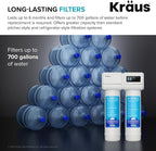 KRAUS Purita 2-Stage Carbon Block Under-Sink Water Filtration System - Image 5