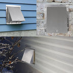 Dryer Vent Cover Outdoor 4 Inch, Dryer Vent Cover Outside, Exterior Hooded Wall - Image 8