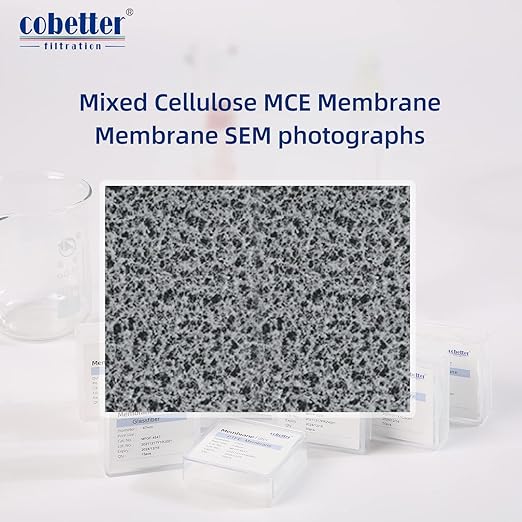 100 Pcs/Pack MCE Membrane Filters Lab Mixed Cellulose Esters Filter 47mm 0.45µm - Image 4