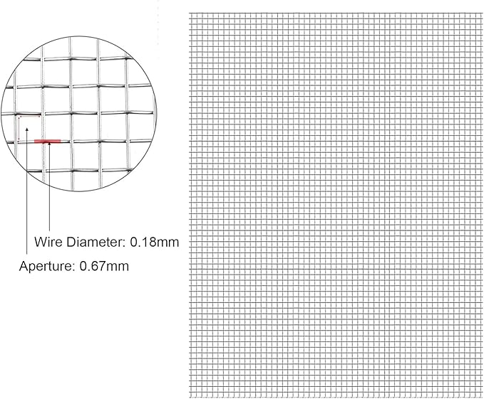 Stainless Steel Woven Wire Mesh, 304 Stainless Steel Woven Wire 30 Mesh Fine - Image 2