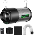 MELONFARM Dual-Fan Air Filter 4 Inch Dual-fan power boosts air circulation by MELONFARM