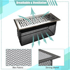 6PCS Floor Register Cover Trap 4"x12", Mesh Floor Vent Screen Net - Image 3