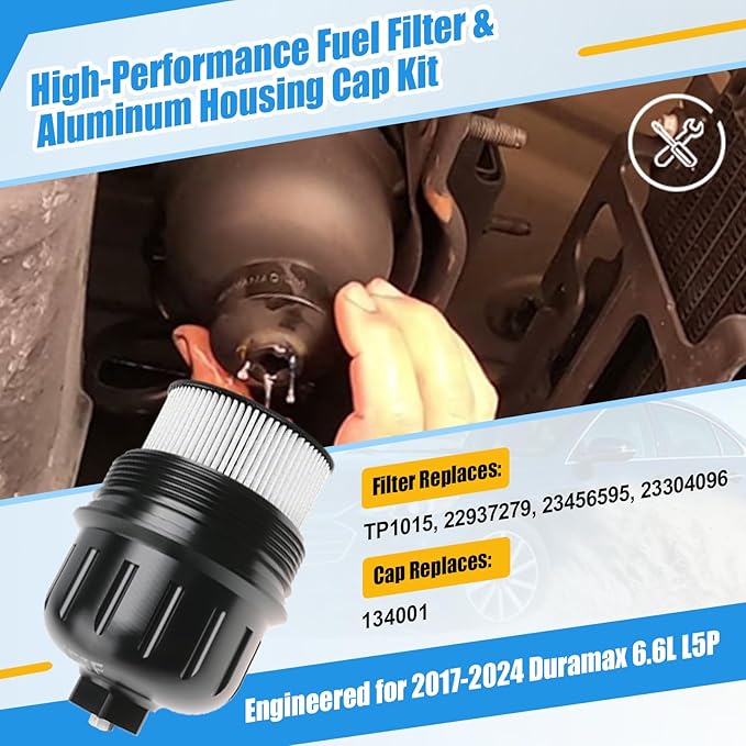 iFJF TP1015 Fuel Filter and 134001 Housing Cap Replacement - Image 7
