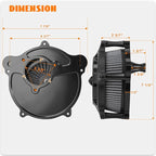 High Flow Air Cleaner Intake Filter Kit Air Filters Cover - Image 3