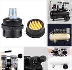 1/2" Thread Male Thread Diameter 20mm Air Compressor Silencer Filter, Thread - Image 7