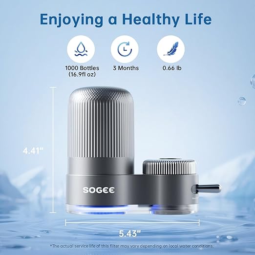 Faucet Water Filter, NSF 42 Certified Sink Water Filter - Image 5