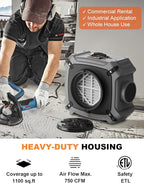 Abestorm 750 CFM Air Scrubber - Image 3
