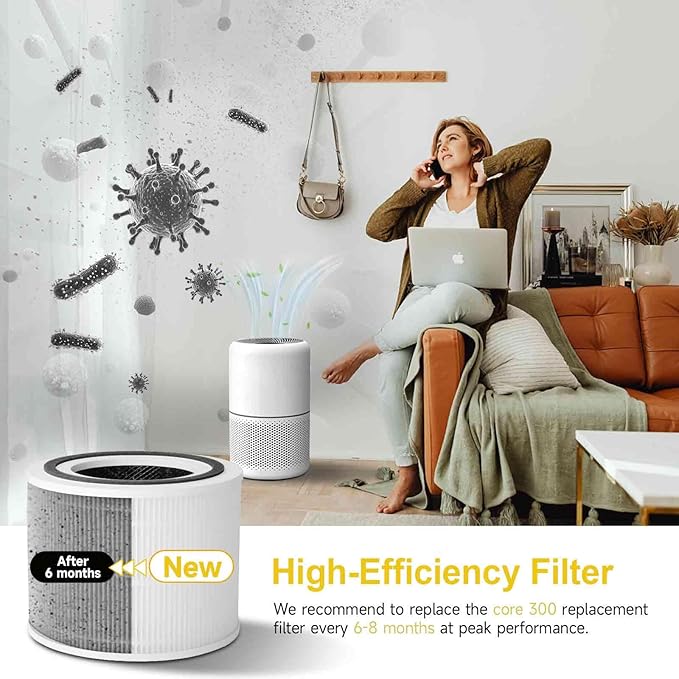 Core 300 Air Purifier Replacement HEPA Filter （3-in-1 Balance）for LEVOIT Core - Image 5