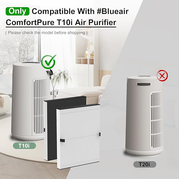 T10i Replacement Filter for ComfortPure 3-in-1 Air Purifier, H13 HEPA and - Image 2