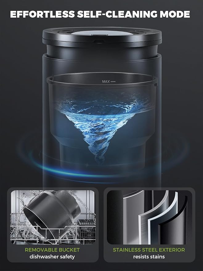 Electric Composter for Kitchen Smart Odorless Countertop Compost Bin Machine - Image 5