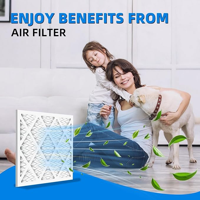 14x24x1 Air Filters, MPR 1900 & FPR 10, MERV 13 Pleated Air Filter - Image 2