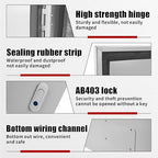 Electrical Box 24 x 20 x 8 Inch Indoor Outdoor Electrical Enclosure Box Steel - Image 3