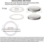 2 Pcs Filter with 3 Pcs Silicone Gasket Seals - Image 3