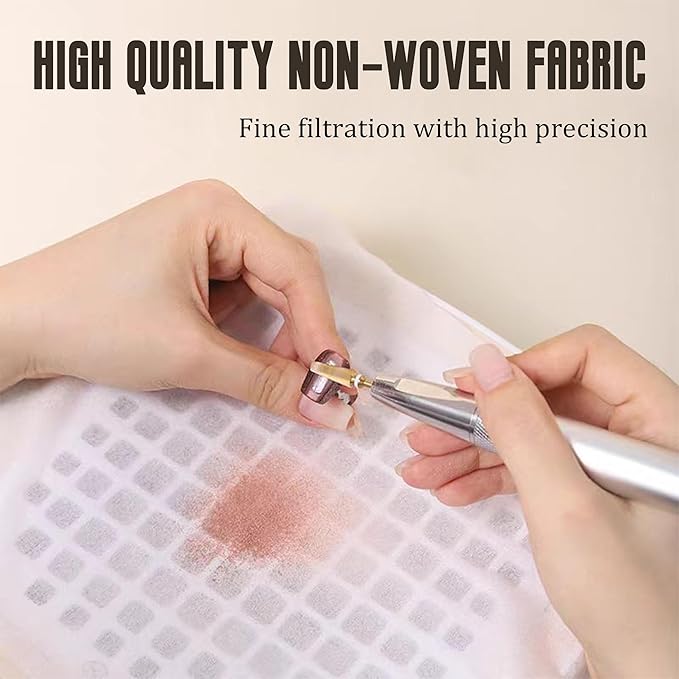 200 Sheets Nail Dust Collector Filter Paper Disposable Nail Dust Filters - Image 6