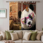 Farm Panda Living Room Curtains 96 Inch Length, Window Curtains Tab Top - Image 3