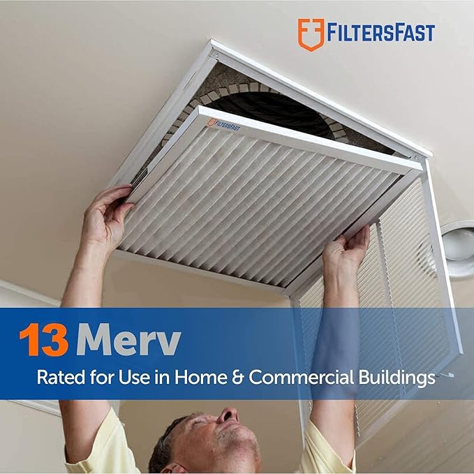 Filters Fast 12x24x2 Pleated Air Filter Merv 13, 2 inch AC Furnace Air Filters - Image 2