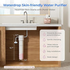 Waterdrop BFU1 Water Filter for Bathroom for Face Care, Soft Water, - Image 2