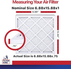 Filter King 6.88x15.88x1 Air Filter | 6-PACK | MERV 11 HVAC Pleated A/C Furnace - Image 2
