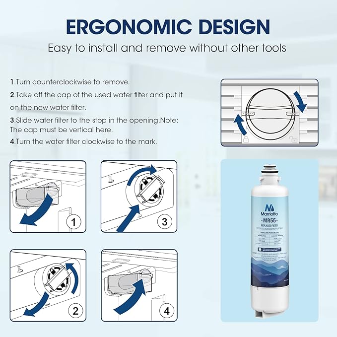MARRIOTTO Replacement for Bosch Ultra Clarity Pro Water Filter, Compatible - Image 5