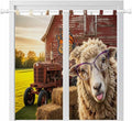 Farm Sheep Living Room Curtains 84 Inch Length, Window Curtains Tab Top by Unknown