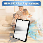 HEAP 550 Replacement Filter, HEPA Air Filter 16x19x2 inch, Compatible - Image 5