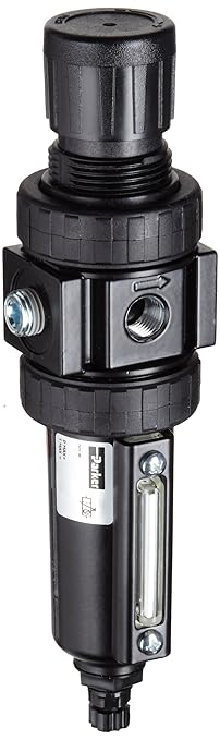 Parker 05E12A13AB One-Unit Combo Compressed Air Filter/Regulator, 1/4" NPT by Unknown