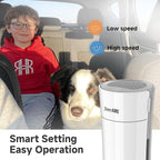 Home & Car HEPA Air Purifier USB-C Charging, Ultra-Quiet 22dB, Compact Design - Image 6