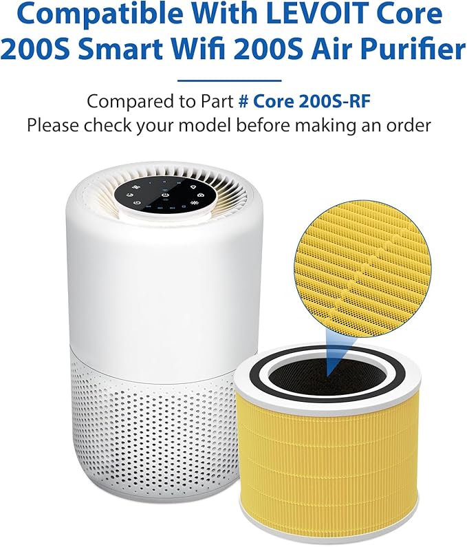 Core 200S-P Replacement Filter for LEVOIT Core 200S Core 200S-P Smart WiFi Air - Image 3