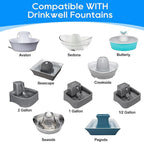 12+12 Pack Cat Water Fountain Filter, Pre-Sponge & Replacement Carbon Filters - Image 2