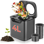 Electric Composter for Kitchen 4L, Countertop Compost Bin Indoor by HOME