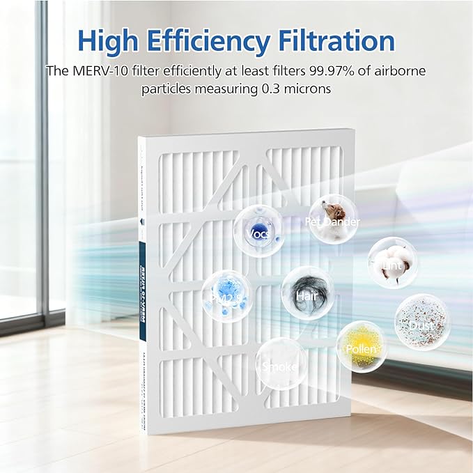 5 Pack MERV-10 Filter Replacement, Compatible - Image 5