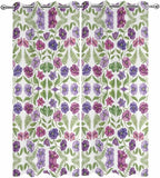Flowers Outdoor Curtains for Patio Summer Floral Pastoral Farmhouse Plant - Image 9